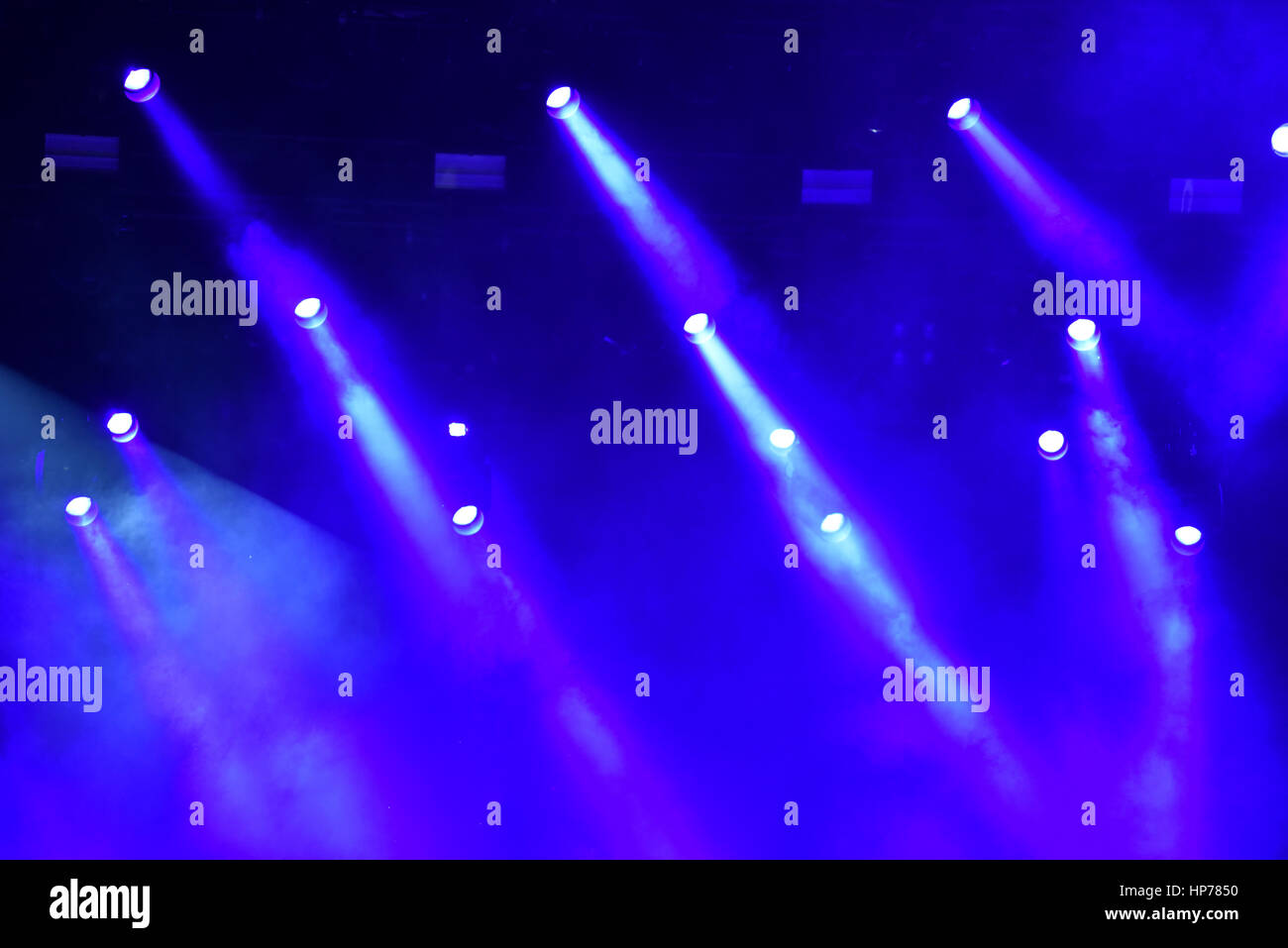 Stage lights at a live concert Stock Photo - Alamy