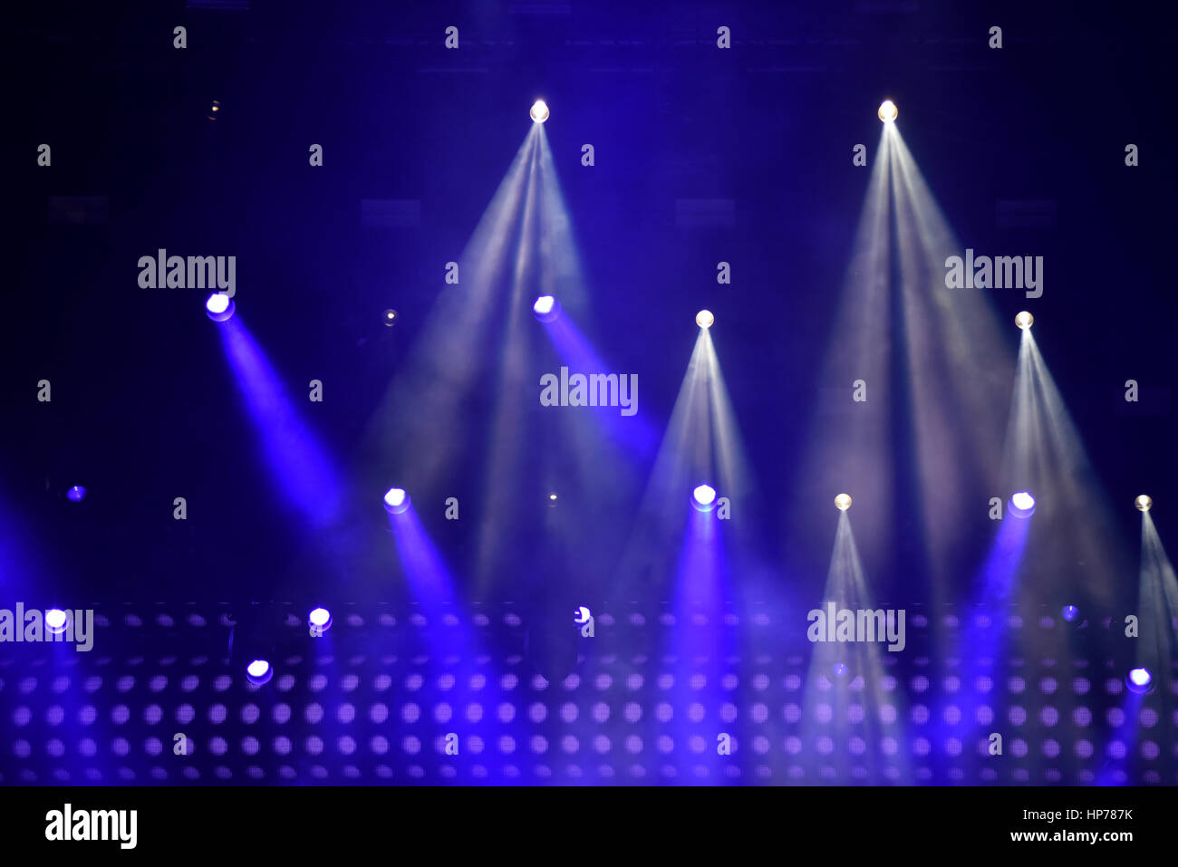 Stage lights at a live concert Stock Photo - Alamy