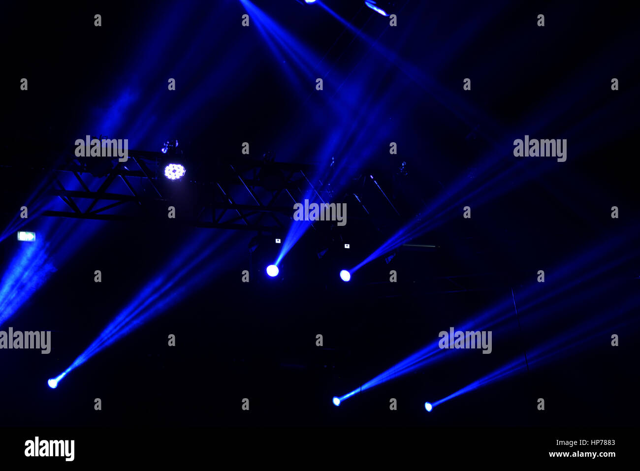 Stage lights at a live concert Stock Photo - Alamy