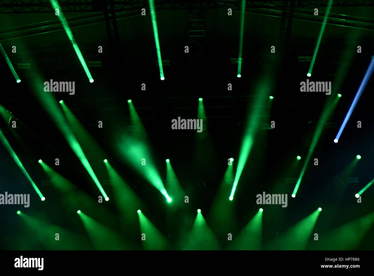 Stage lights at a live concert Stock Photo - Alamy