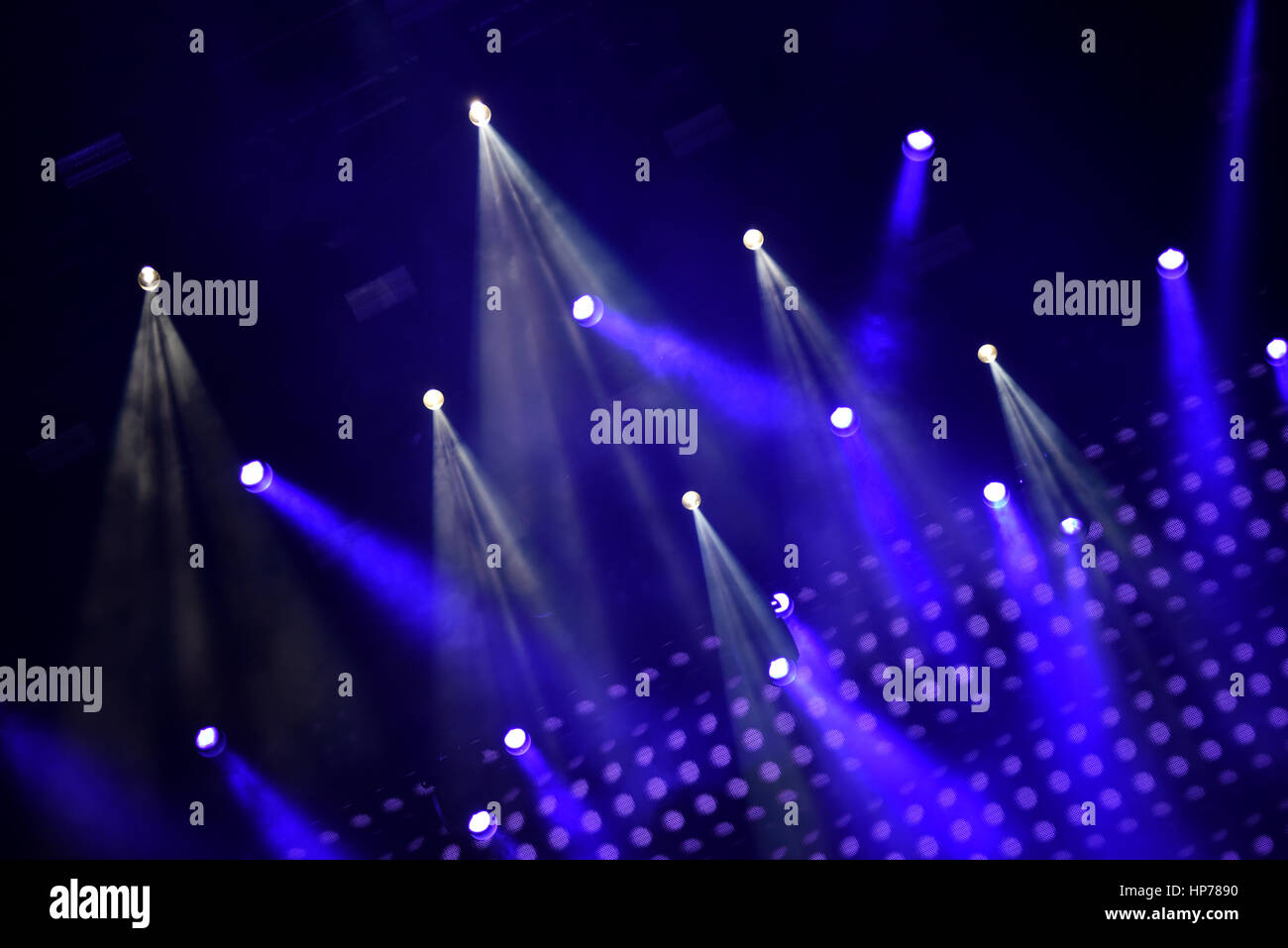 Stage lights at a live concert Stock Photo - Alamy