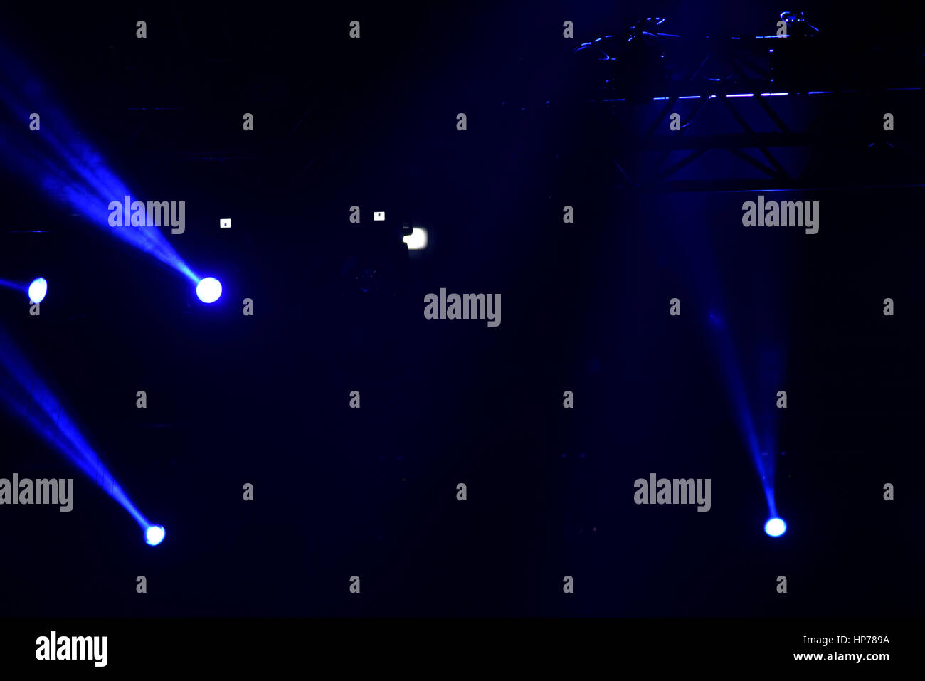 Stage lights at a live concert Stock Photo - Alamy