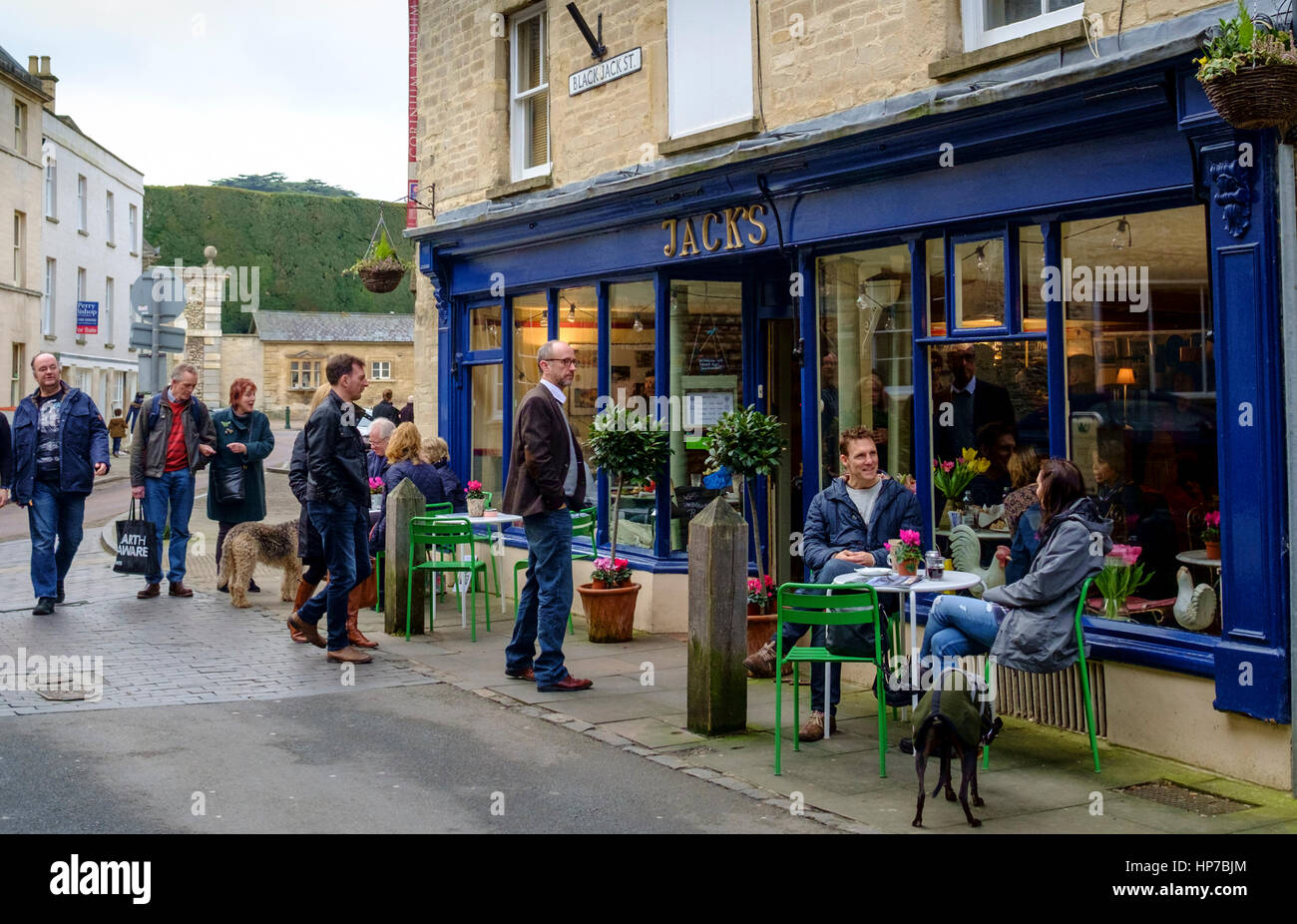 Jacks Cafe in Cirencester Gloucestershire england UK Stock Photo