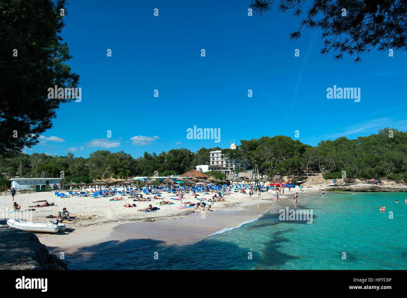 Cala Mondrago, Mallorca, Baleares, Spain Stock Photo