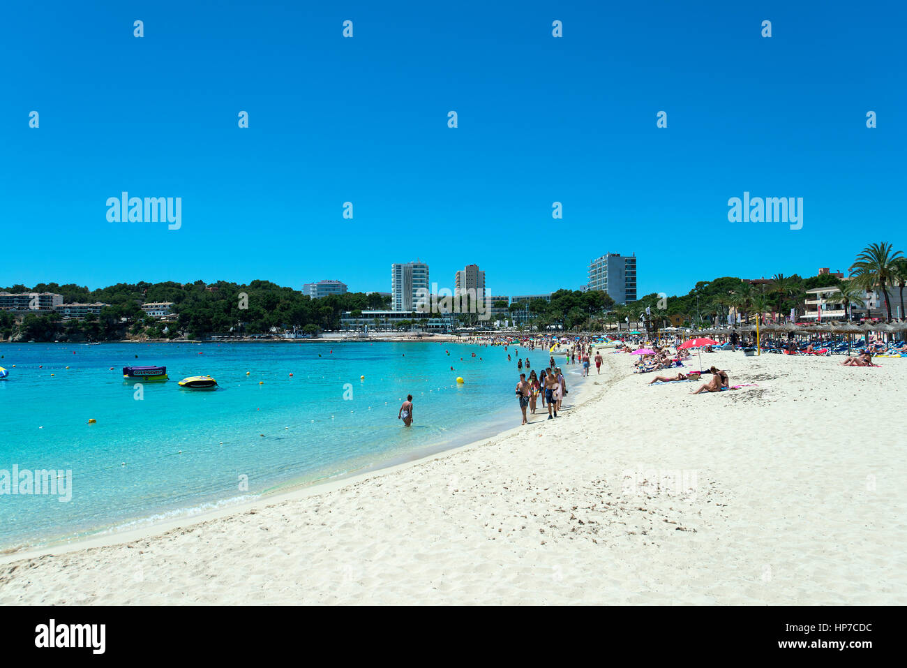 Magaluf Beach Mallorca Baleares Spain Stock Photo Alamy