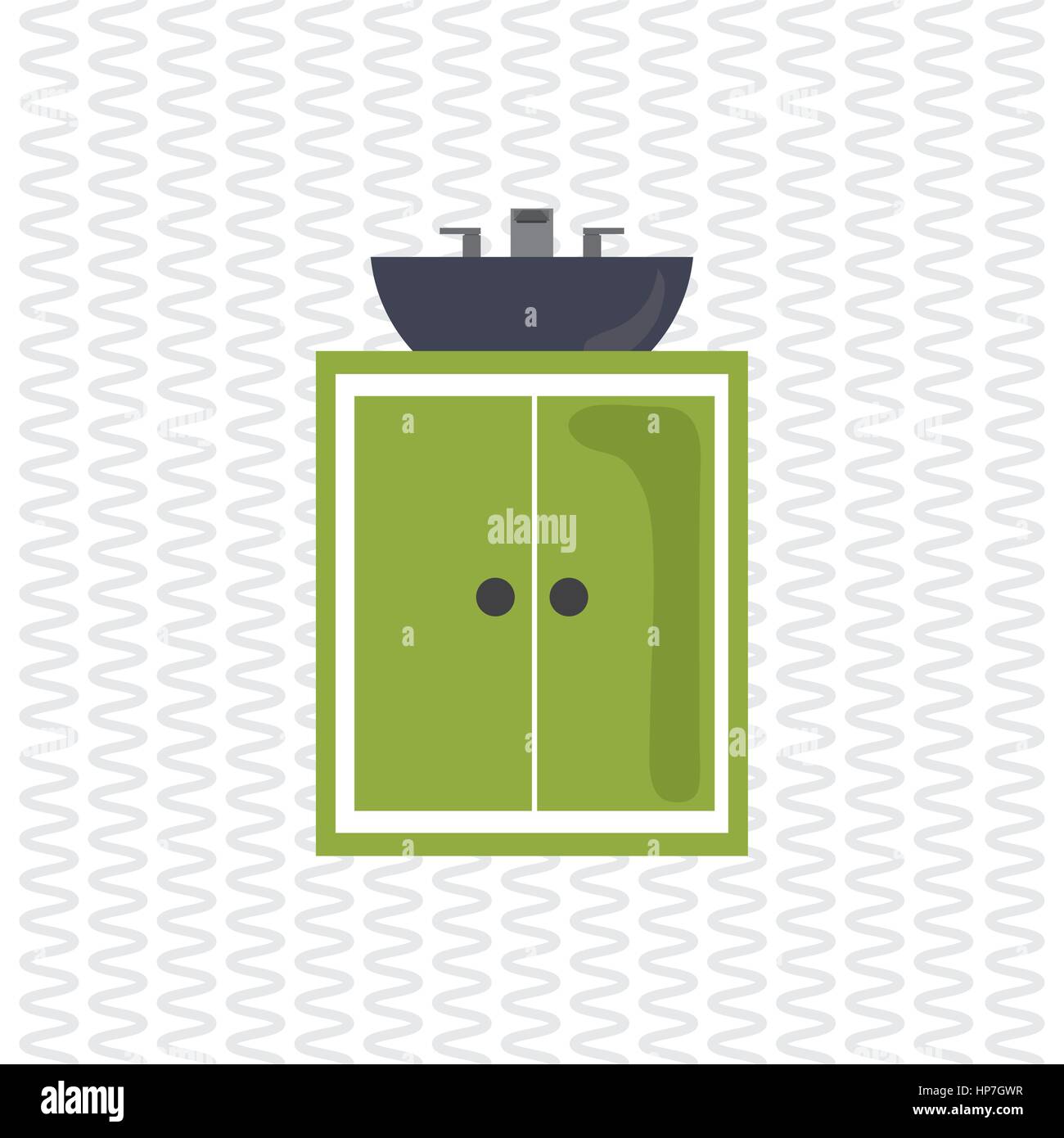 Bathroom concept with icon design, vector illustration 10 eps graphic ...
