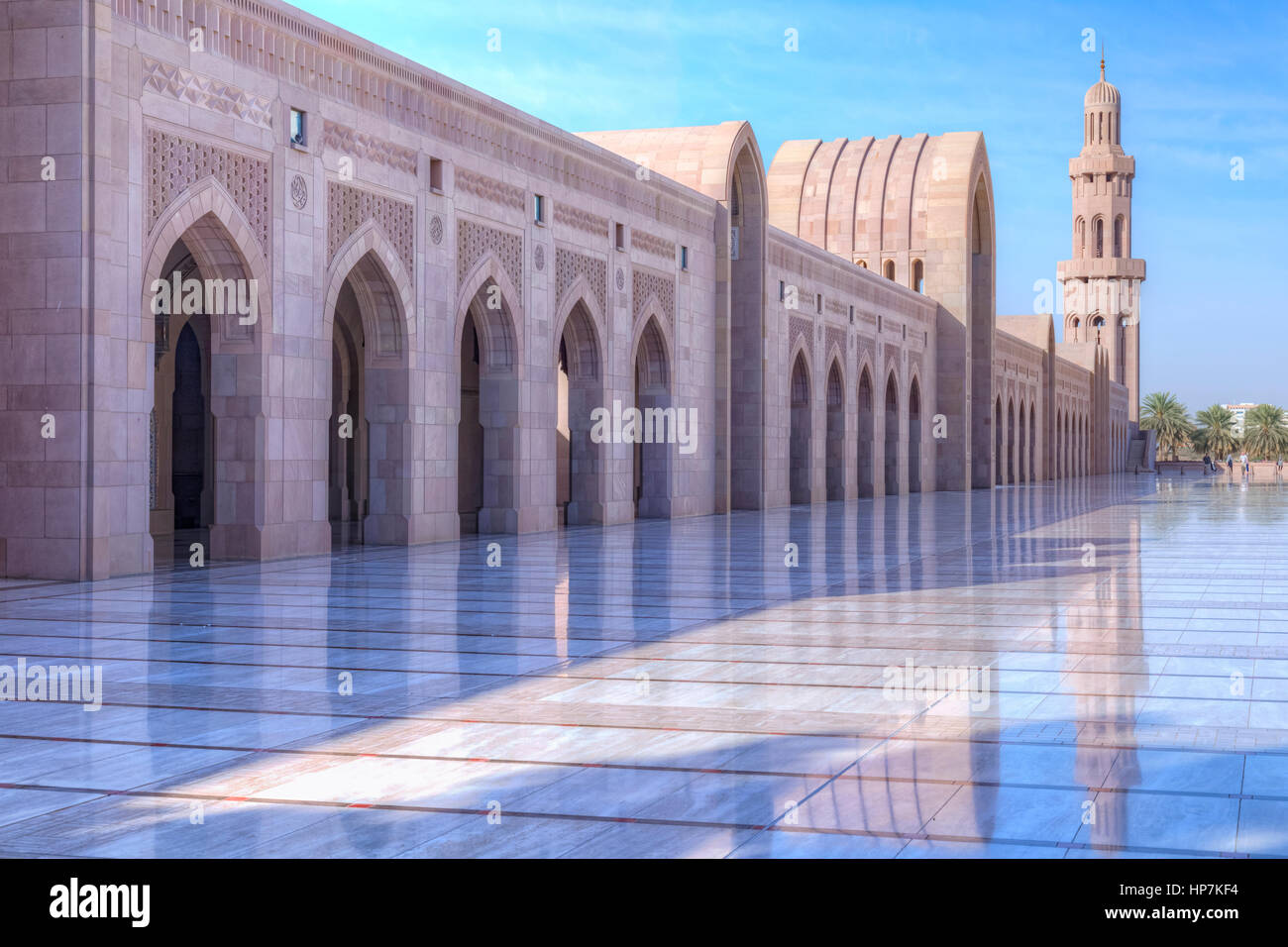 Sultan Qaboos Grand Mosque, Muscat, Oman, Middle East, Asia Stock Photo