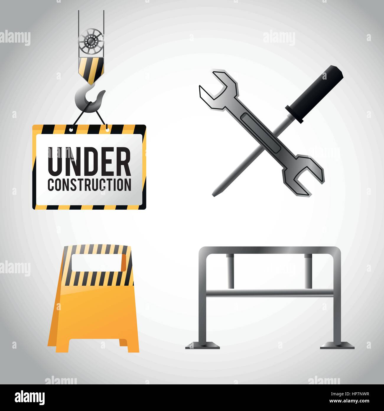 Under construction concept with icon design, vector illustration 10 eps ...
