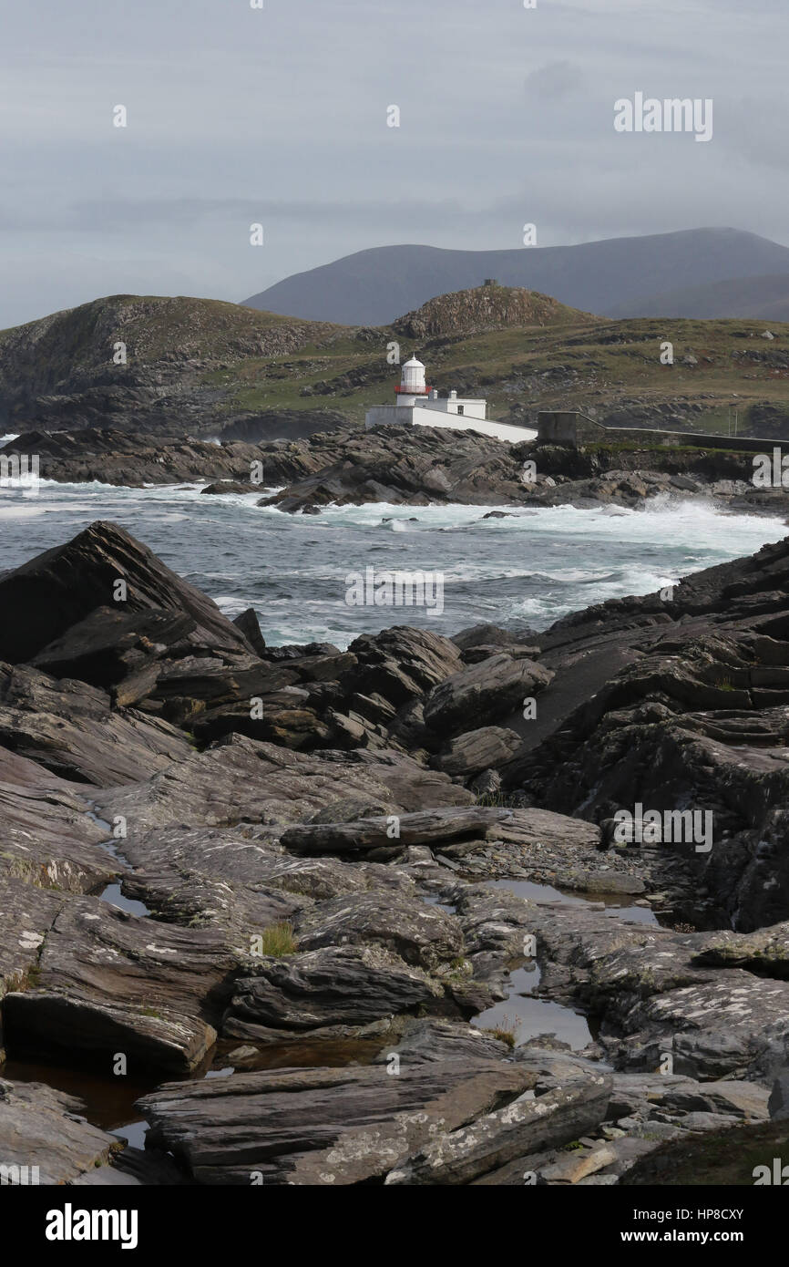 The Valentia Island Lighthouse on Valentia Island, County Kerry