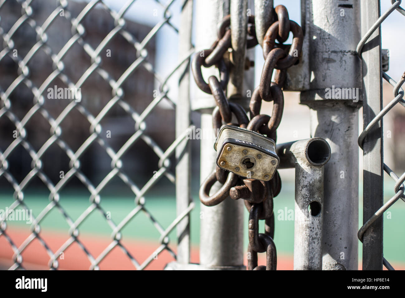 Locked school gate hires stock photography and images Alamy