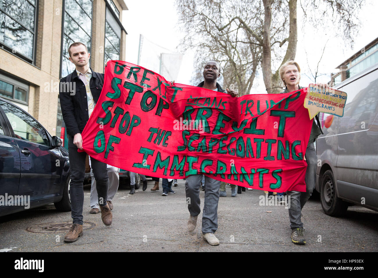 No Racist Scapegoating Stop scapegoating immigrants hi-res stock photography and images - Alamy
