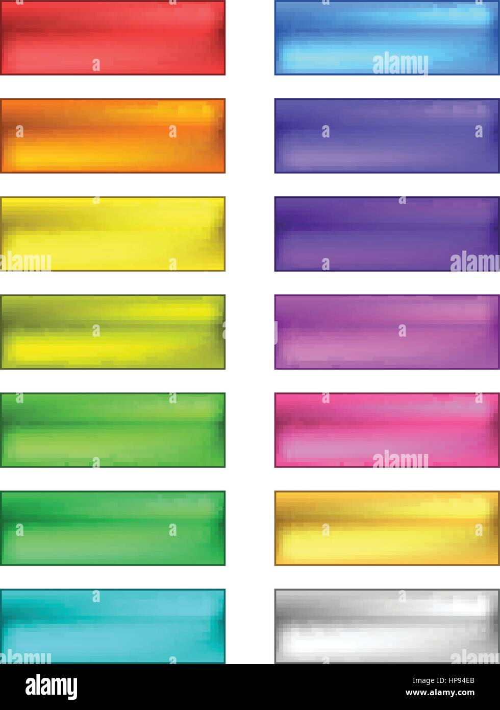 vector web buttons set Stock Vector Image & Art - Alamy