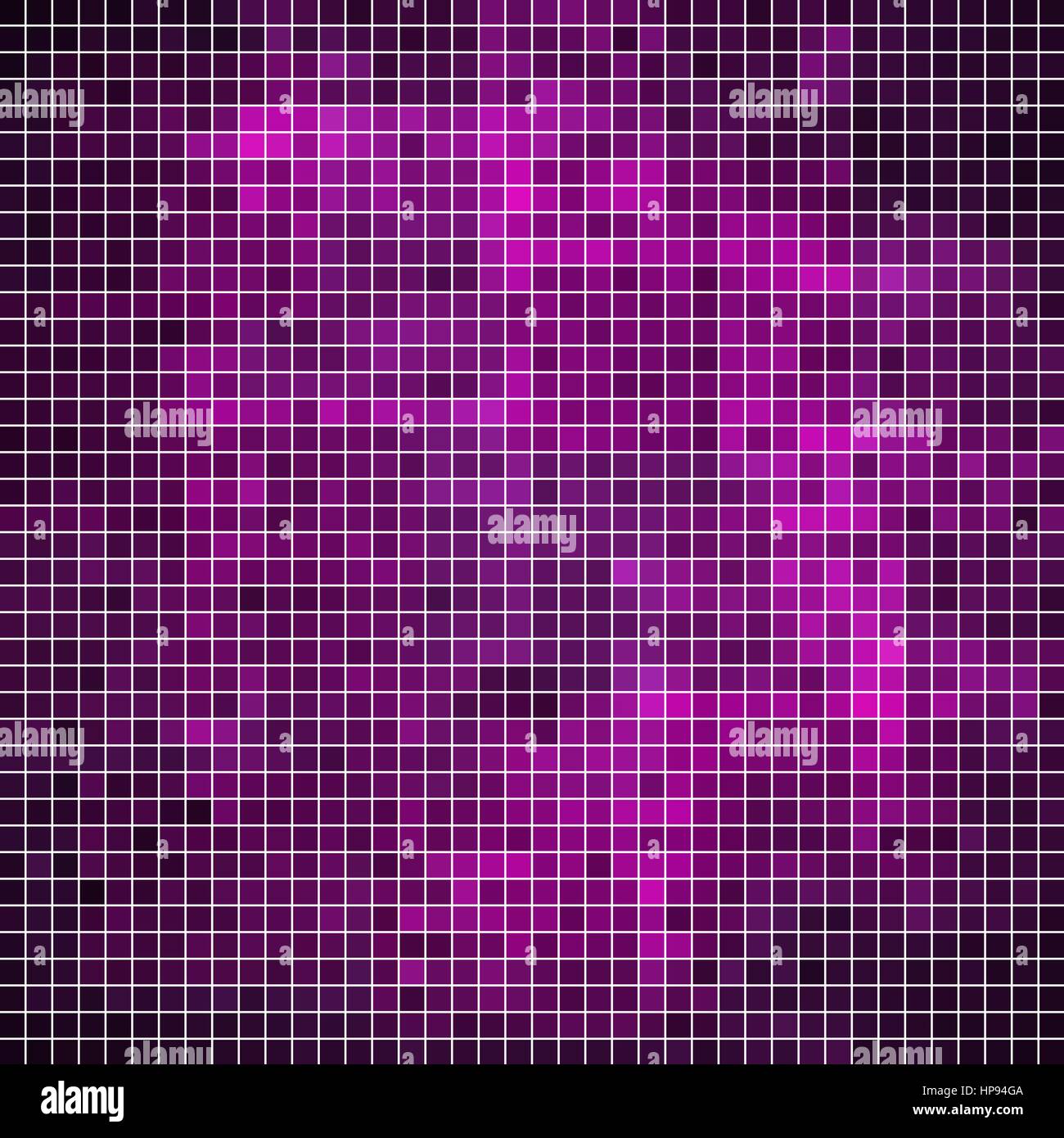 abstract vector square pixel mosaic background - purple and violet ...
