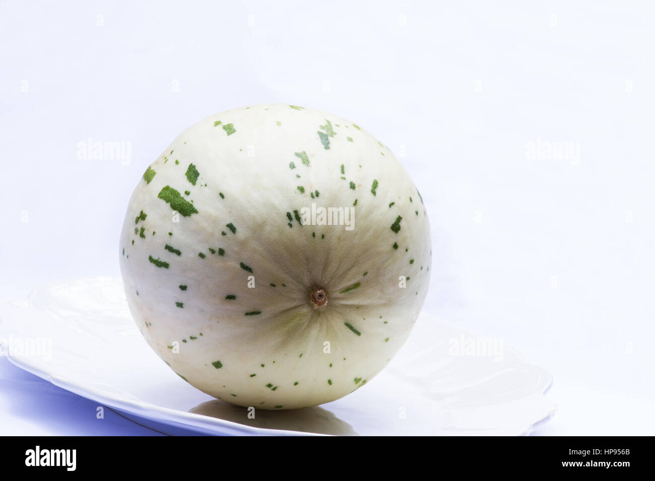 Melon on white background Stock Photo