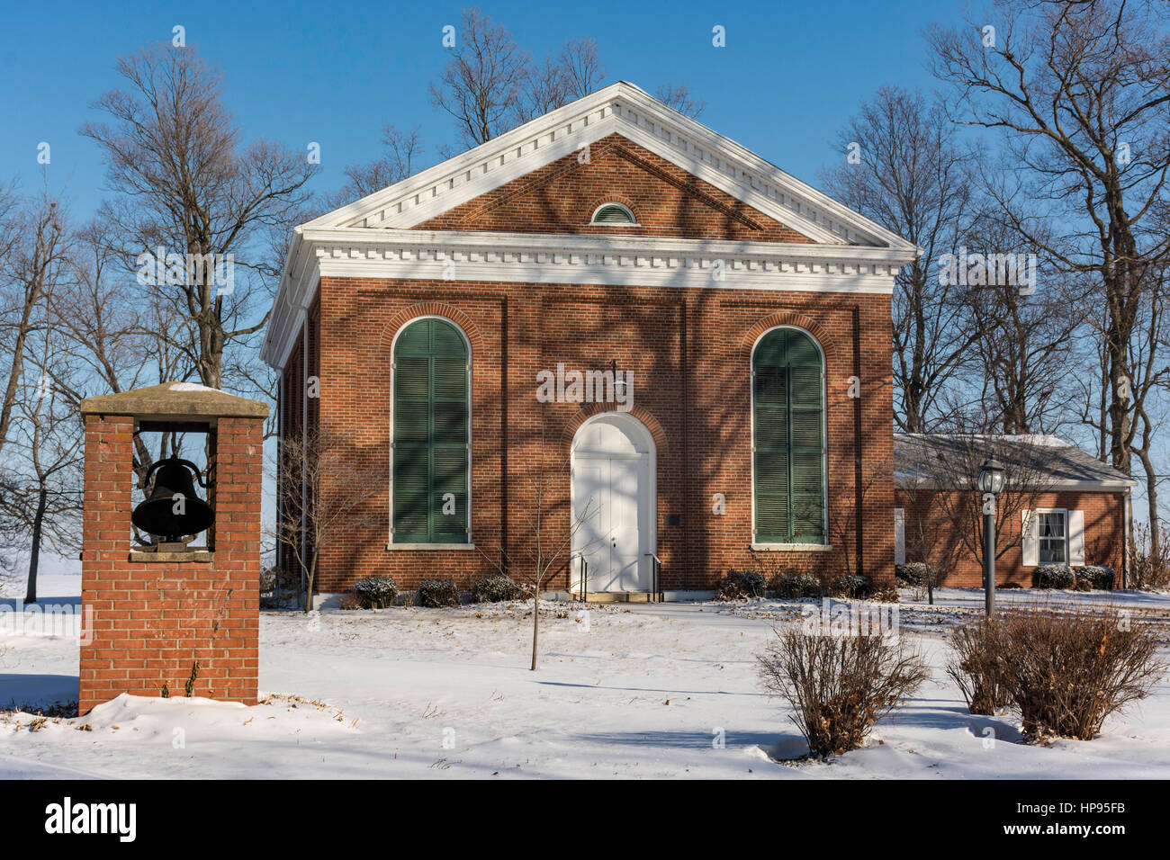 Indian Point Presbyterian Church in rural Illinois Stock Photo Alamy