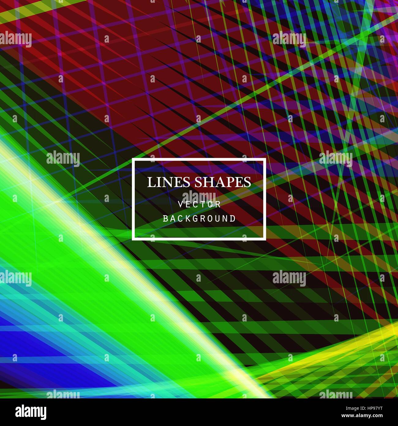 Modern Technology Striped Abstract Background Vector Green Red
