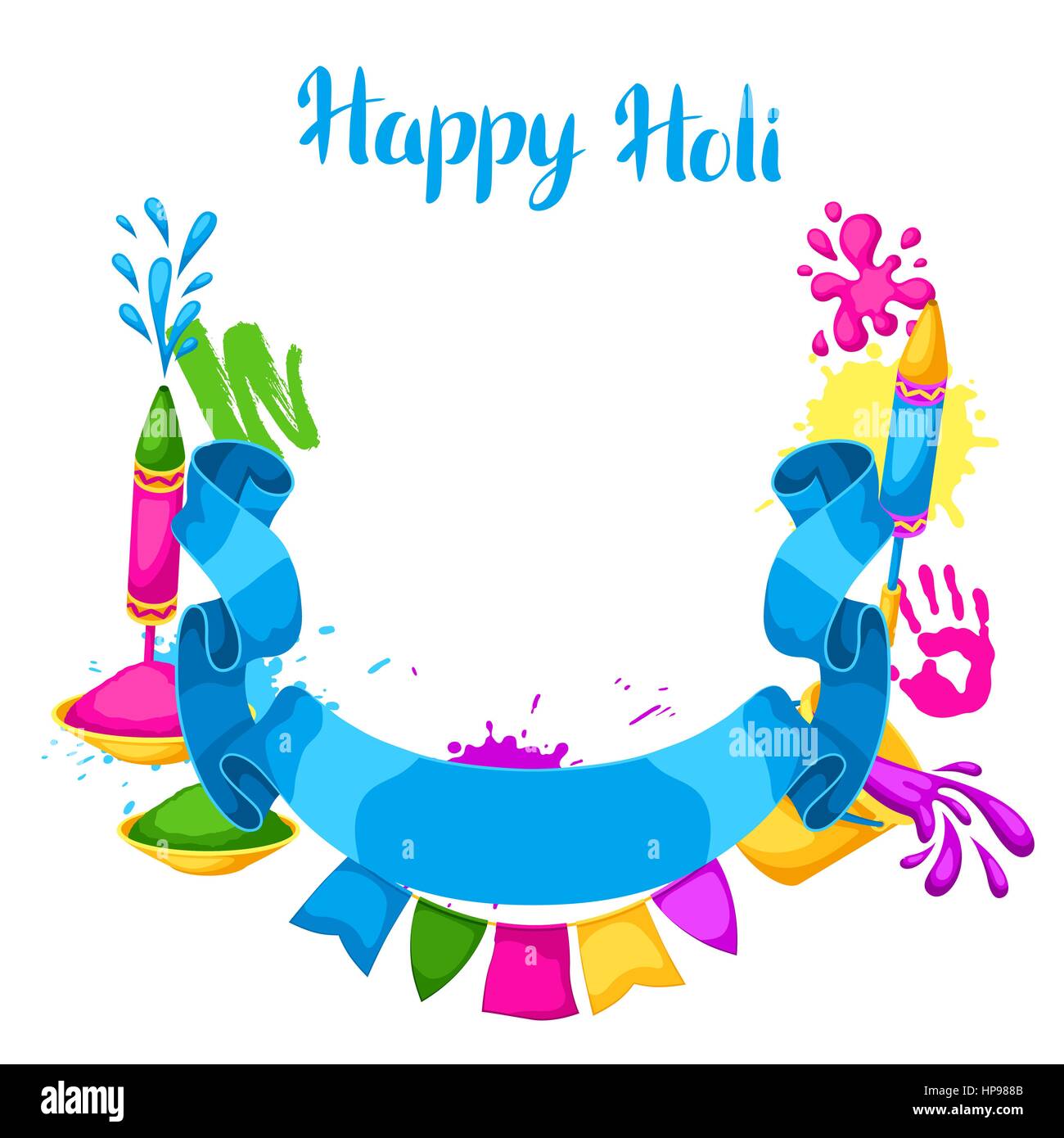 Holi frame hi res stock photography and images Alamy