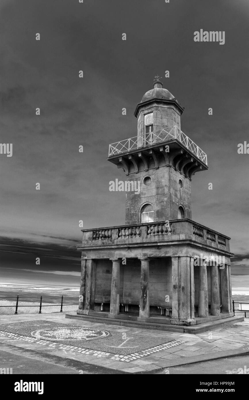 Beach Lighthouse (also known as the Lower Light), Fleetwood, Lancashire Stock Photo