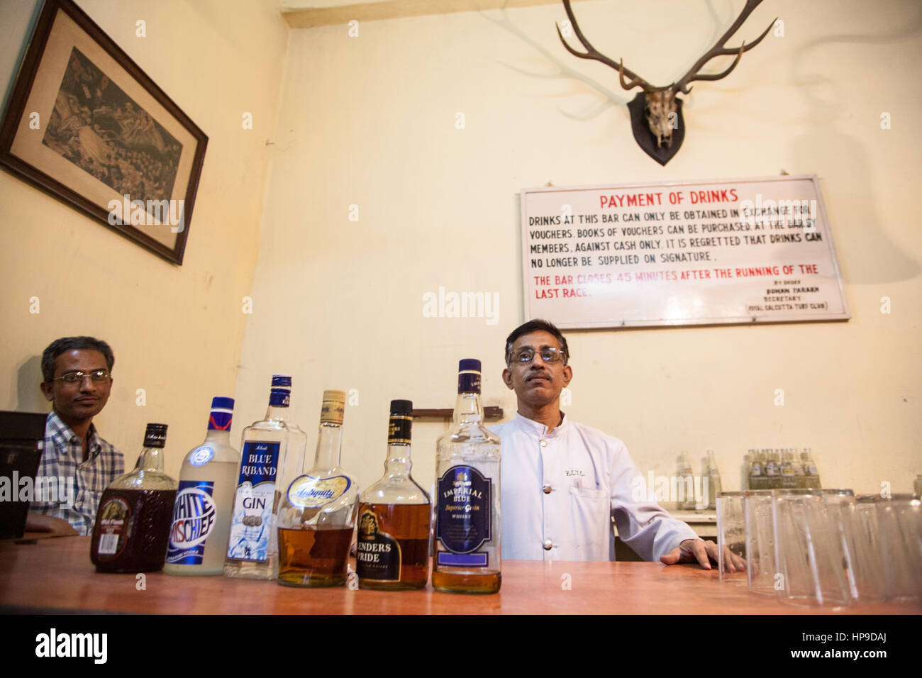 Bar,At Calcutta,Turf,Club,Kolkata,Calcutta,West,Bengal,West Bengal,India,Indian,Asia,Asian, Stock Photo