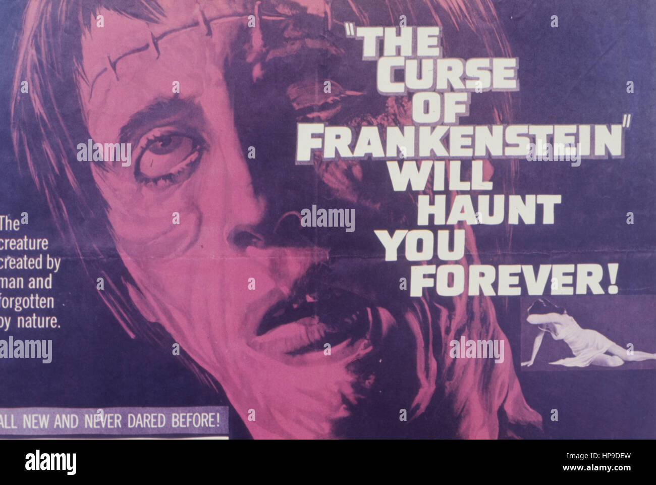 the curse of frankenstein,1957 Stock Photo