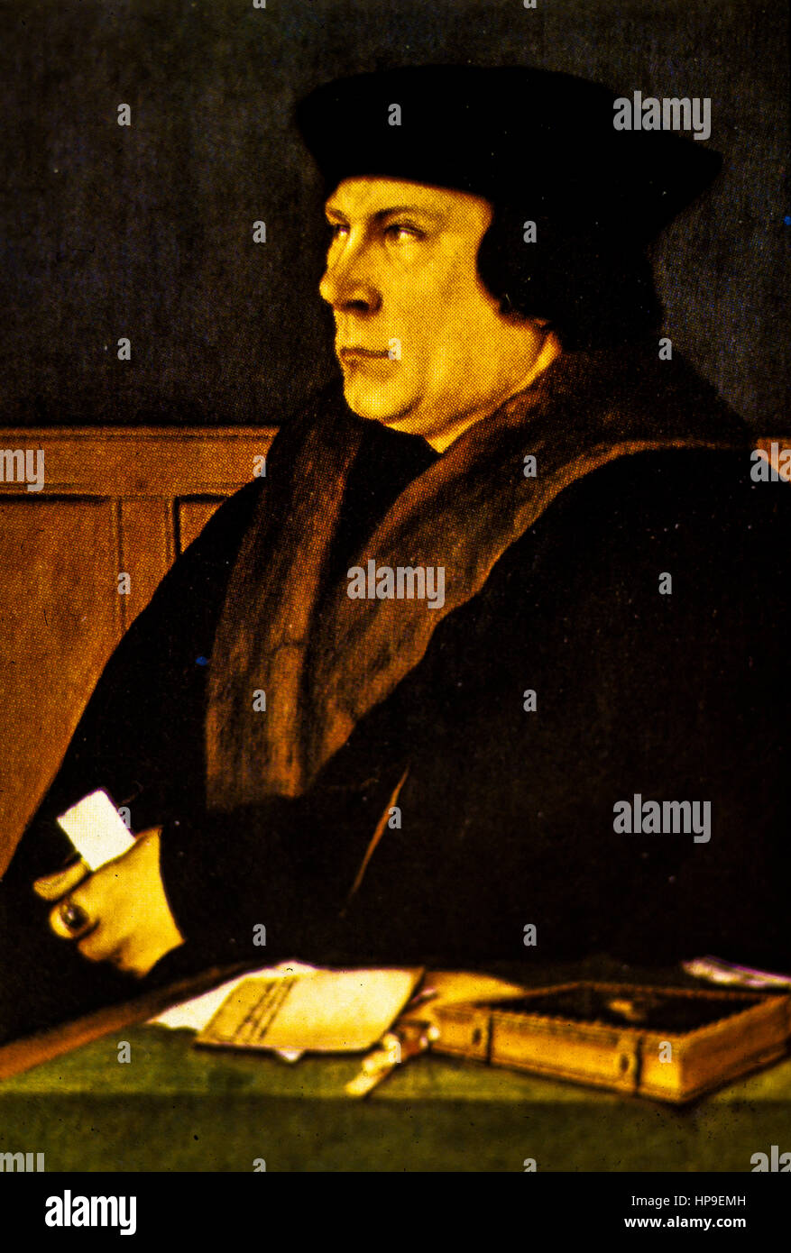 thomas cromwell portrait by hans holbein il giovane Stock Photo