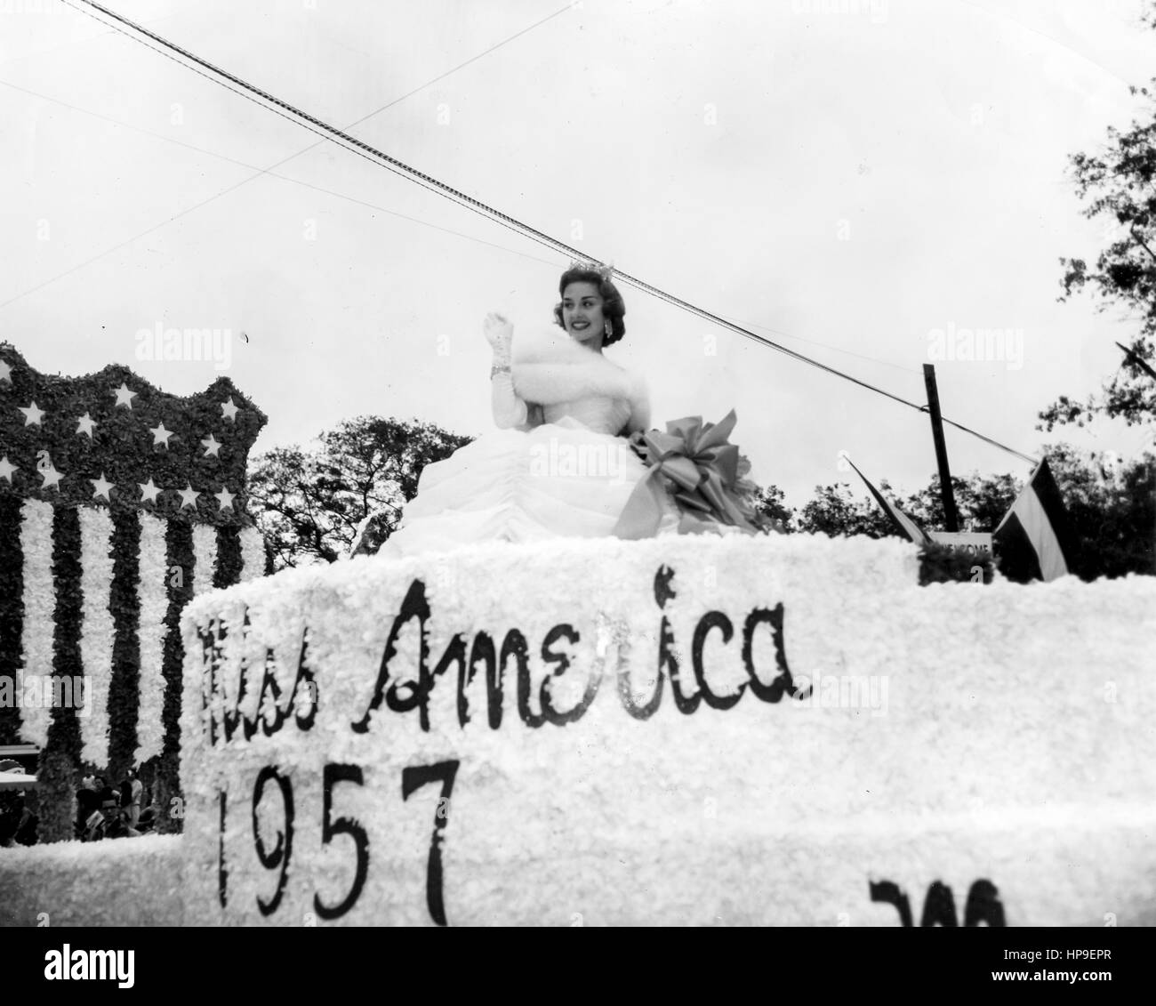 marian mcknight ,miss america,1957 Stock Photo
