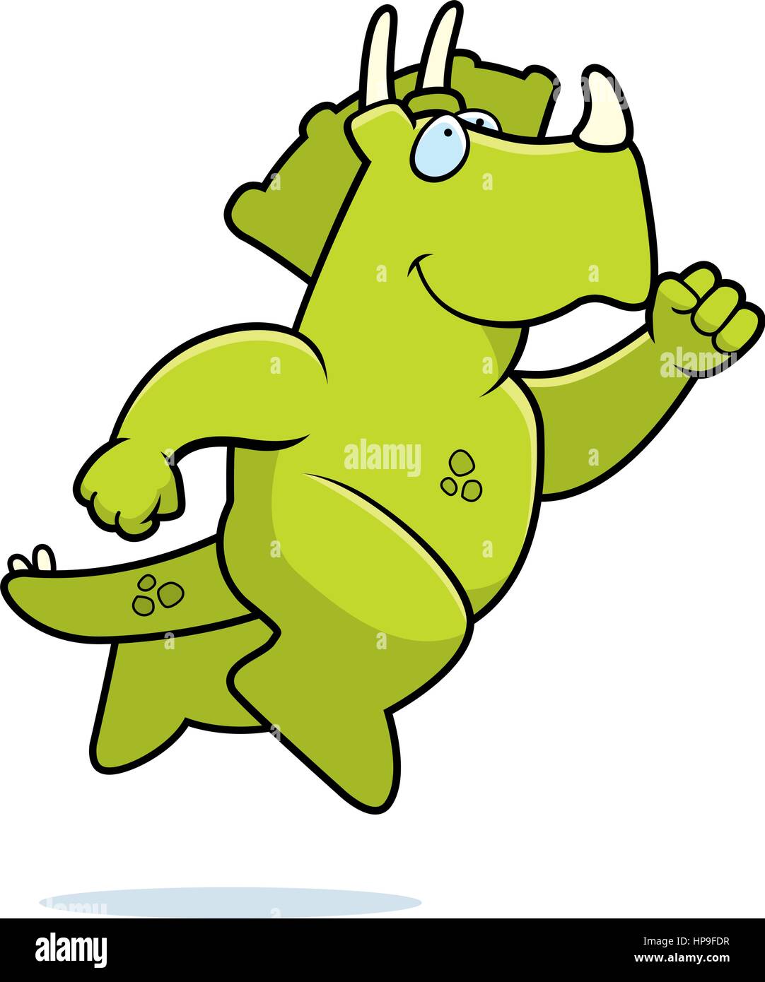 Premium Vector  Jumping dinosaur