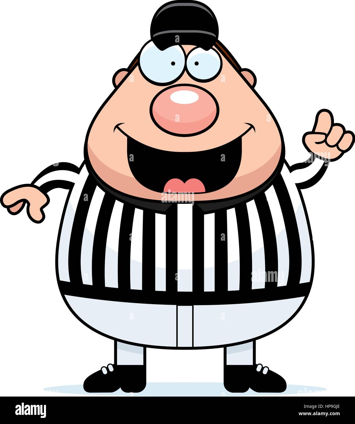 A Happy Cartoon Referee Making The Call Stock Vector Image Art Alamy Cartoon soccer referee pointing and holding a red card vector illustration with players and referee on the football field, on the background of the stadium. https www alamy com stock photo a happy cartoon referee making the call 134205638 html