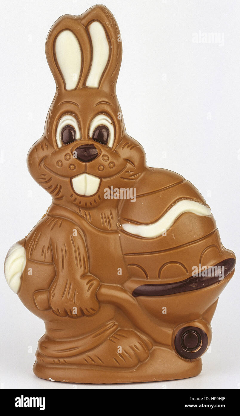 Schokoladenosterhase Stock Photo