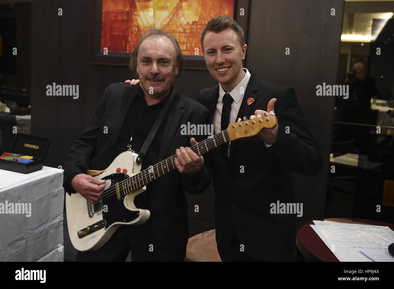 The funeral of Status Quo guitarist Rick Parfitt at Woking Crematorium