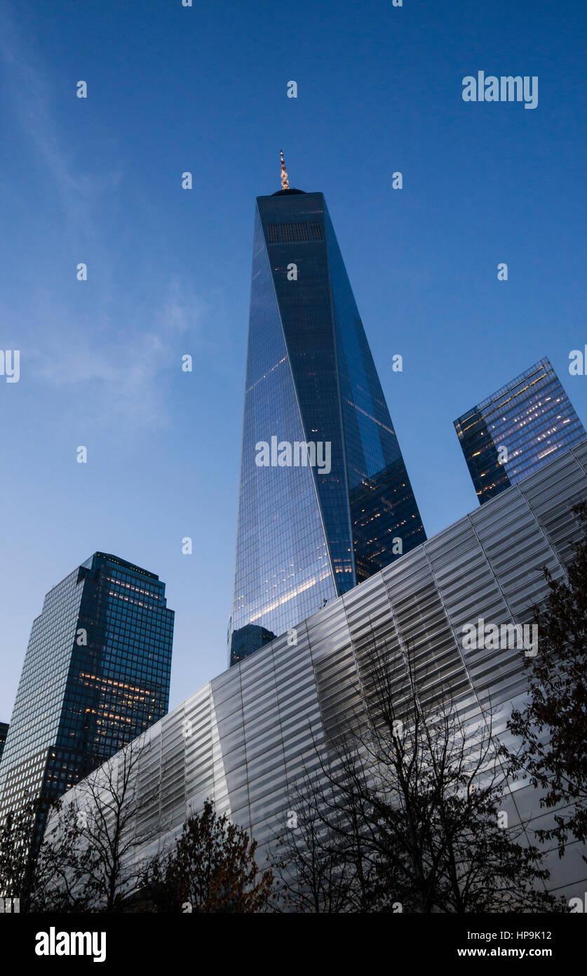 The towers of the World Trade Center in New York City Stock Photo - Alamy