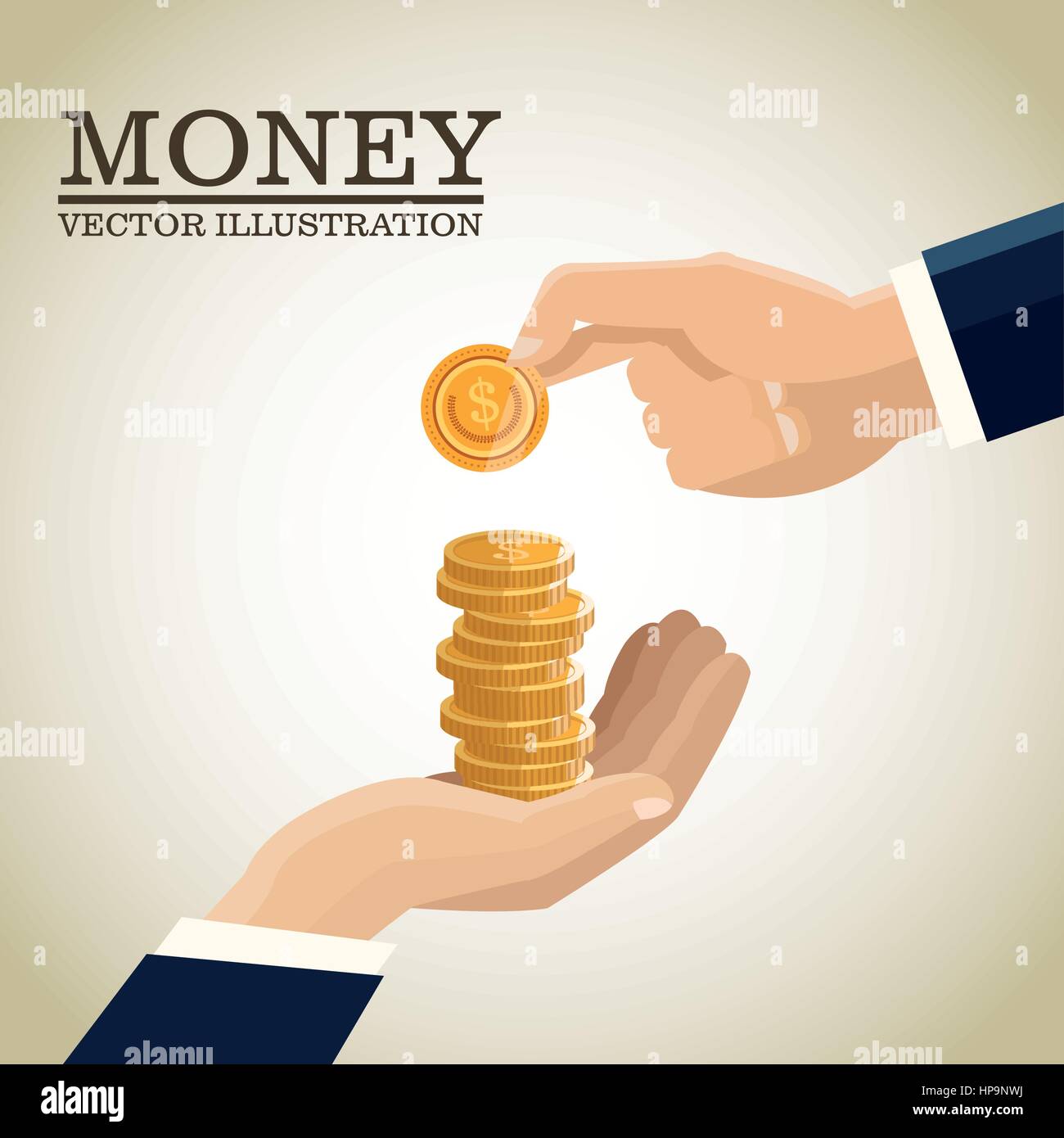 Money concept with icon design, vector illustration 10 eps graphic ...
