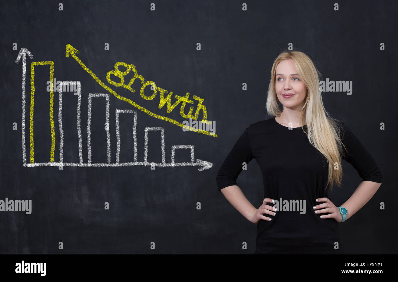Building business. Concept image of developing growth strategy ...