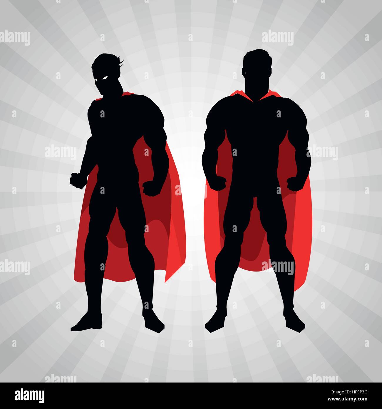 Draw of Superhero, cartoon style, vector illustration Stock Vector ...