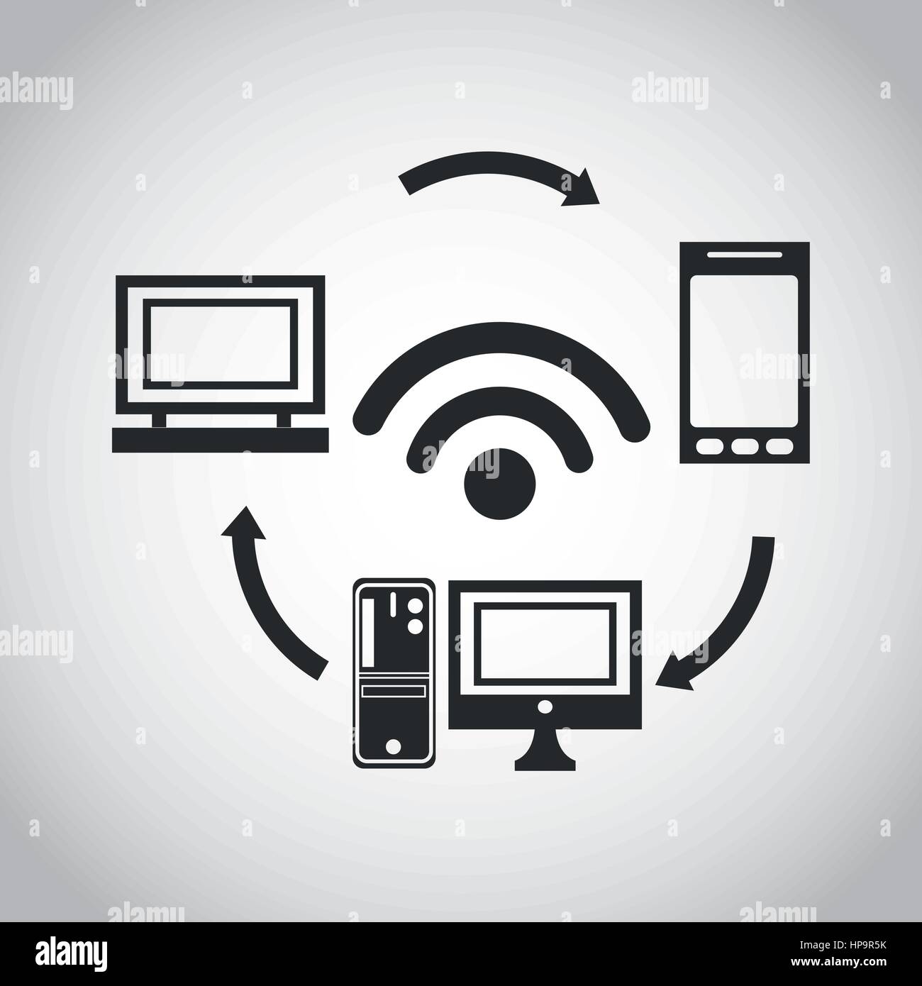 Internet concept with icon design, vector illustration 10 eps graphic ...