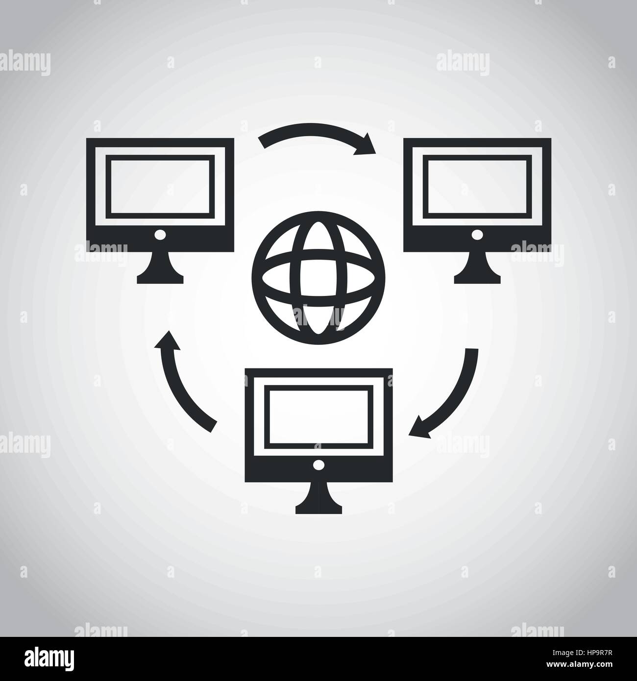 Internet concept with icon design, vector illustration 10 eps graphic ...