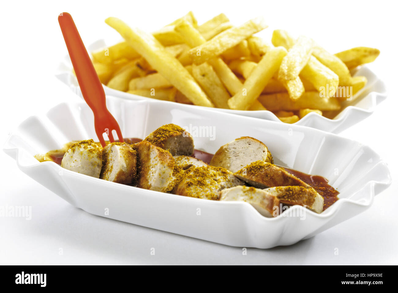 p und c pommes und currywurst