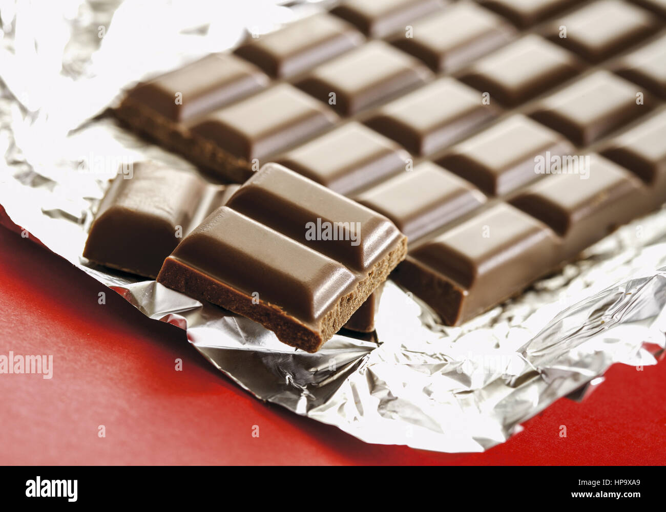 Schokoladentafel Stock Photo 134213249 Alamy