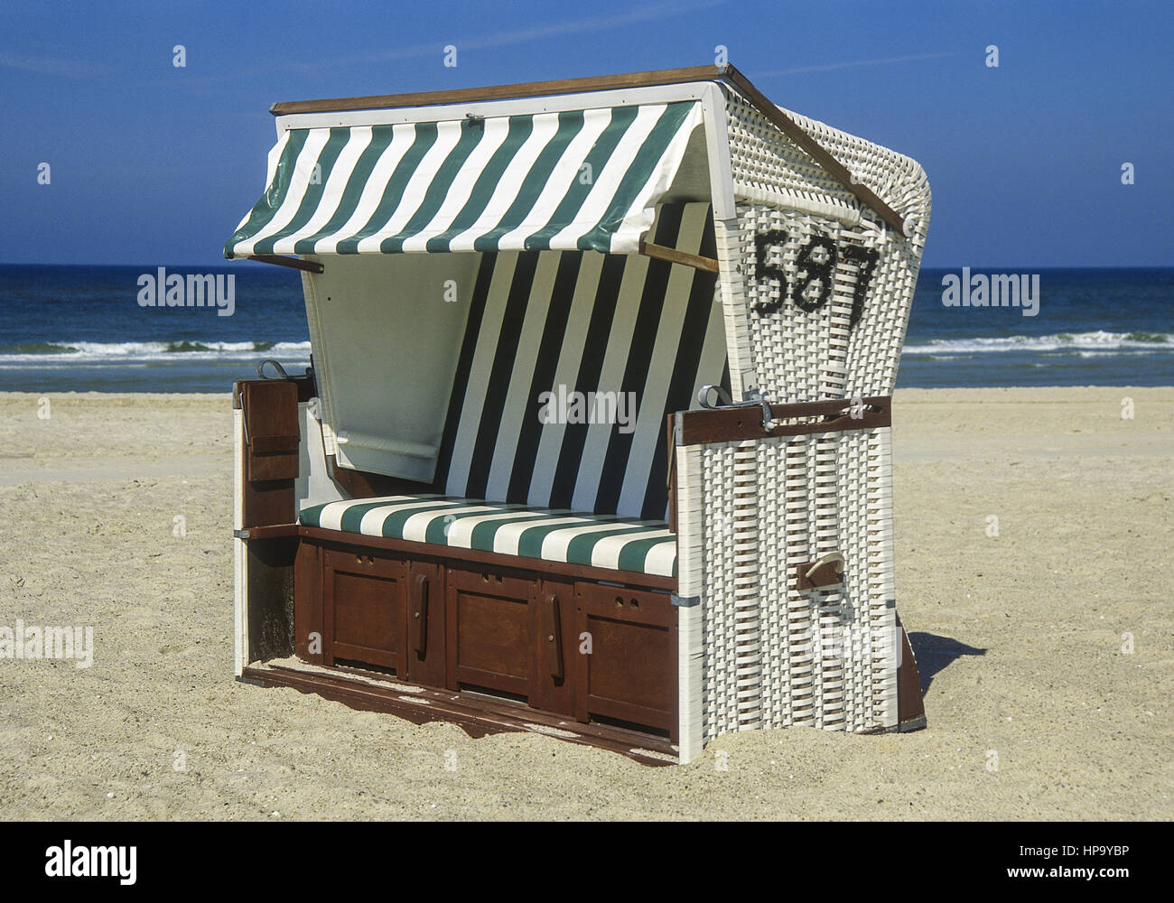 Grosser Strandkorb, Sylt Stock Photo Alamy