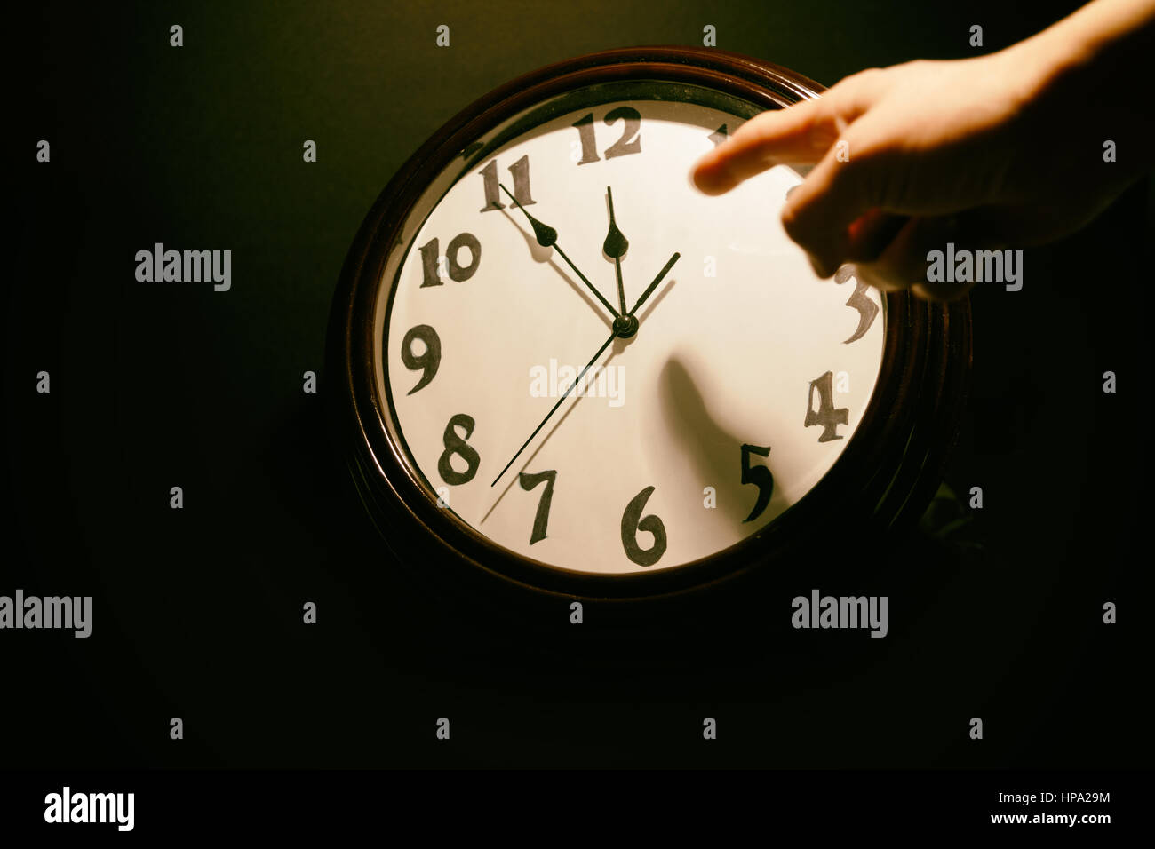 wall clock face Stock Photo Alamy