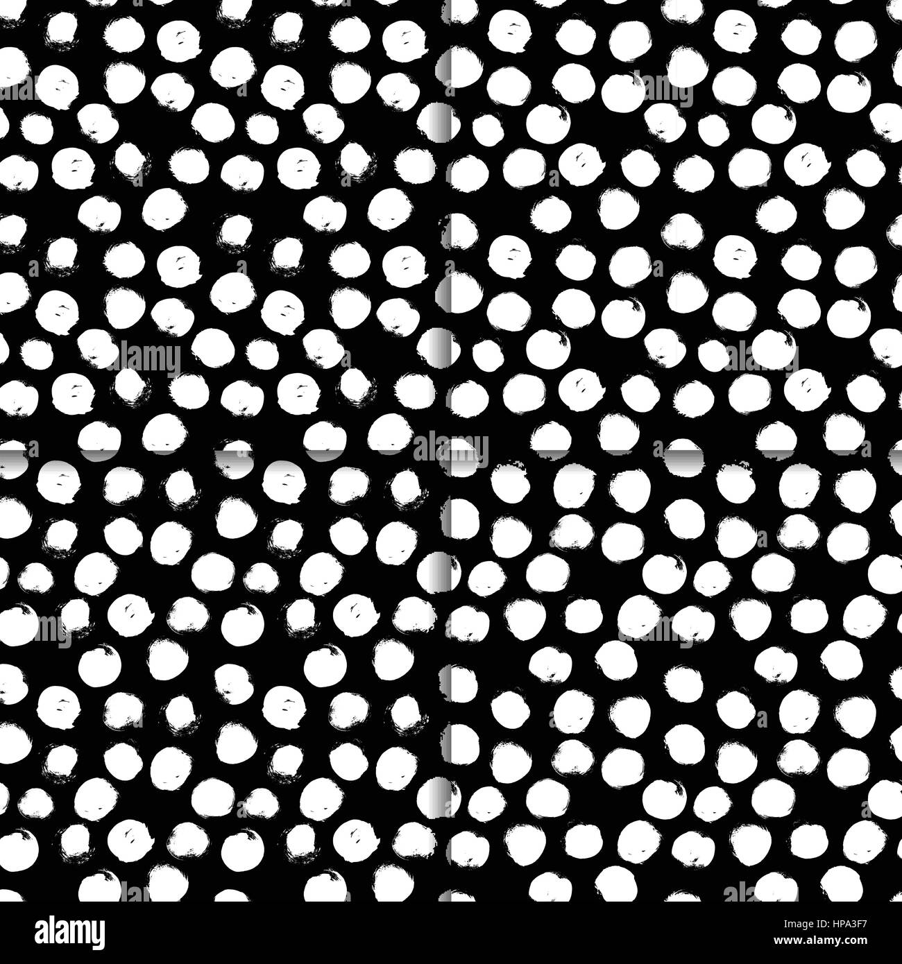 Black and white pattern set with circles Stock Vector Image & Art - Alamy