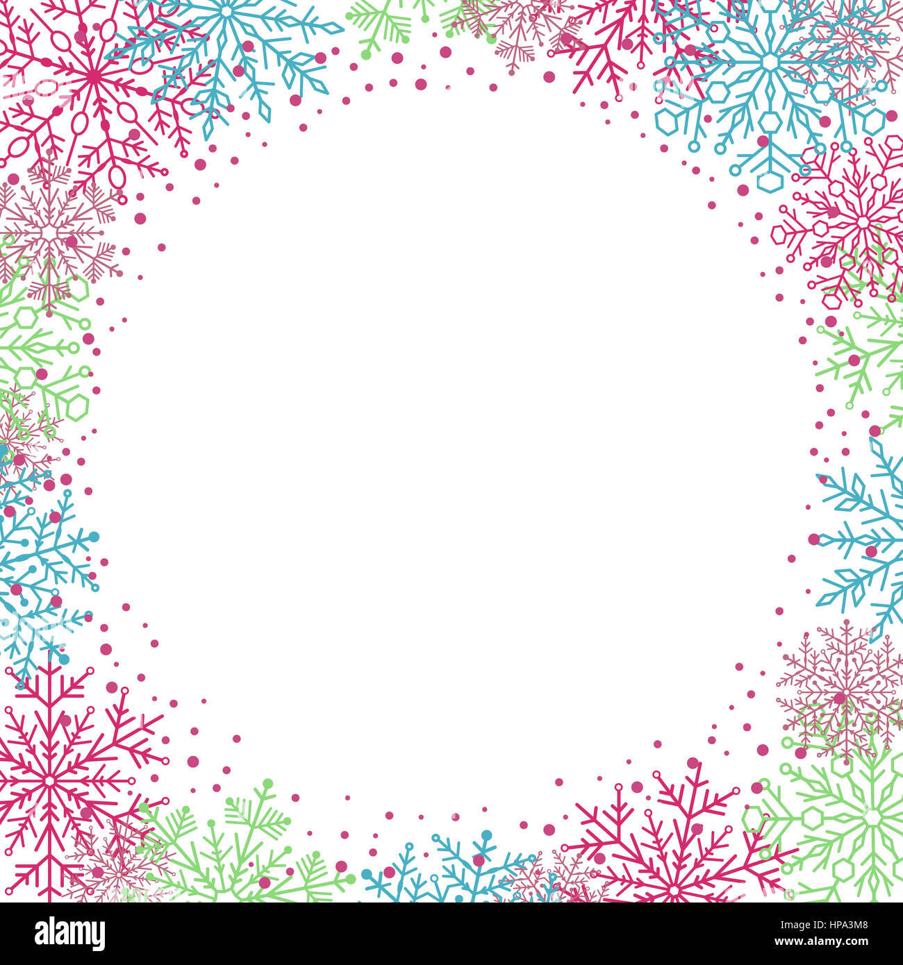 Winter Greeting Card Stock Photo - Alamy