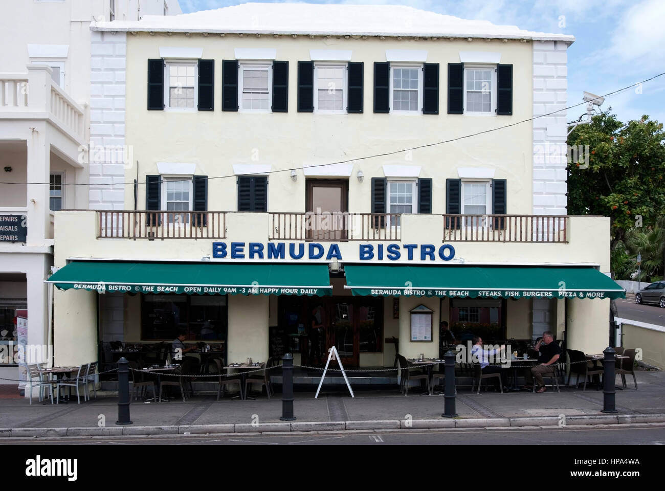 Bermuda Bistro Front Street Hamilton Bermuda exterior view of