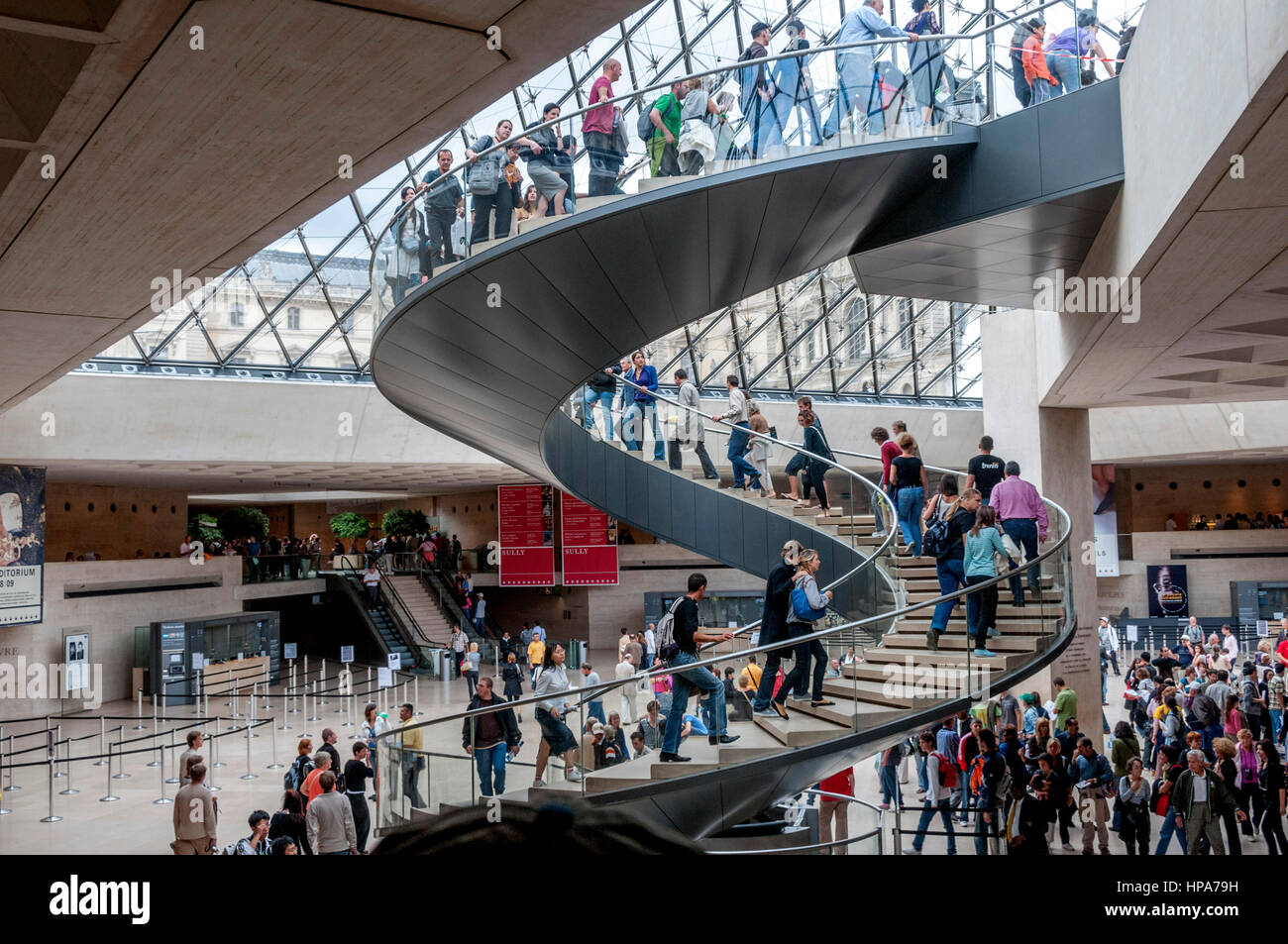 Stairs in Louvre Museum, Paris, France, Europe Stock Photo Alamy