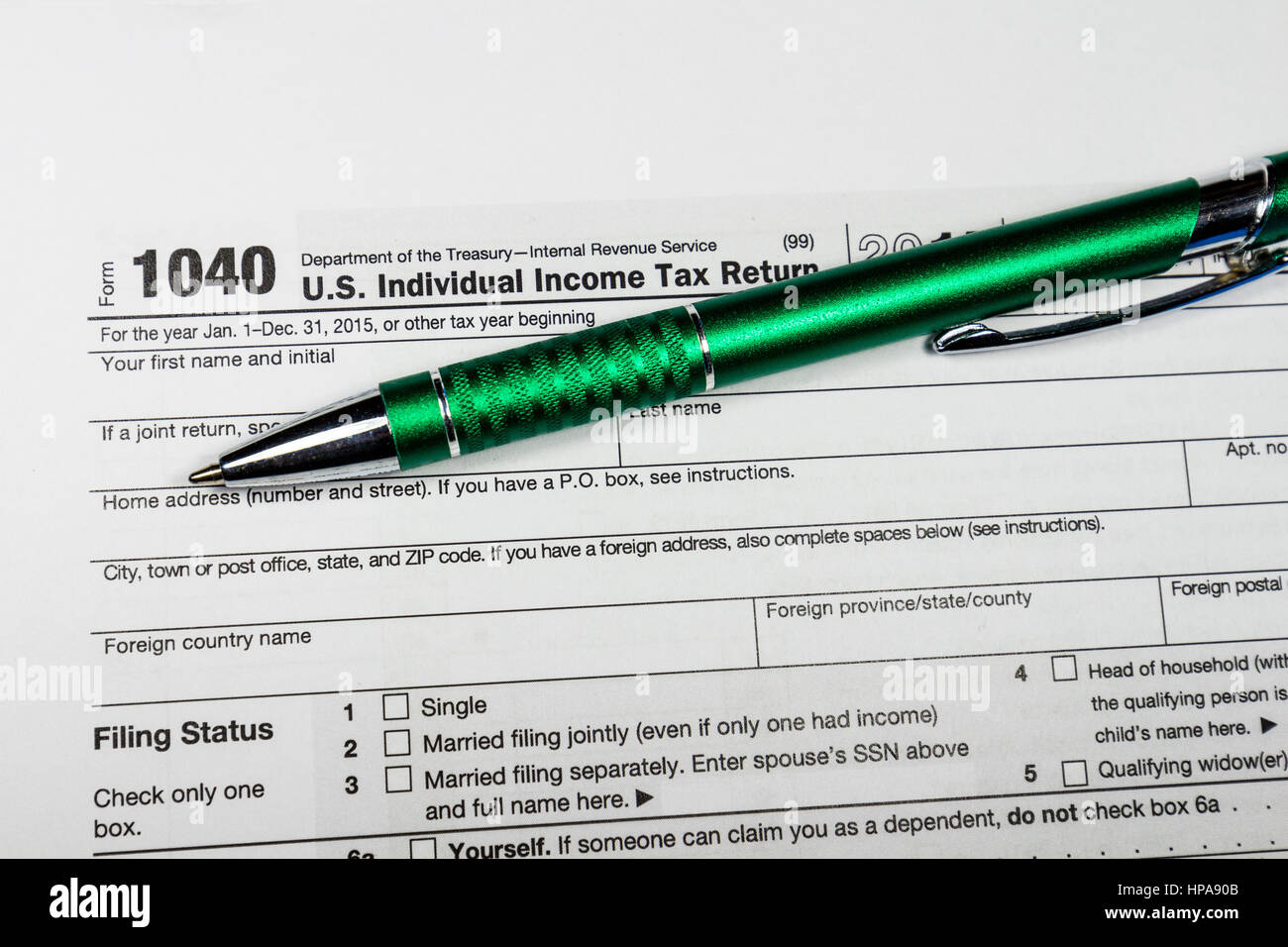 Individual income tax hi-res stock photography and images - Alamy