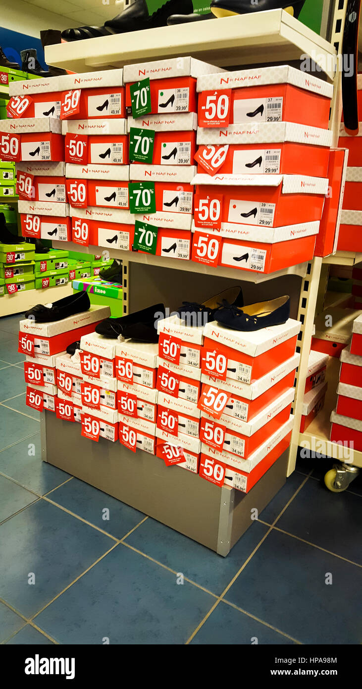 Box of shoes Stock Photo Alamy