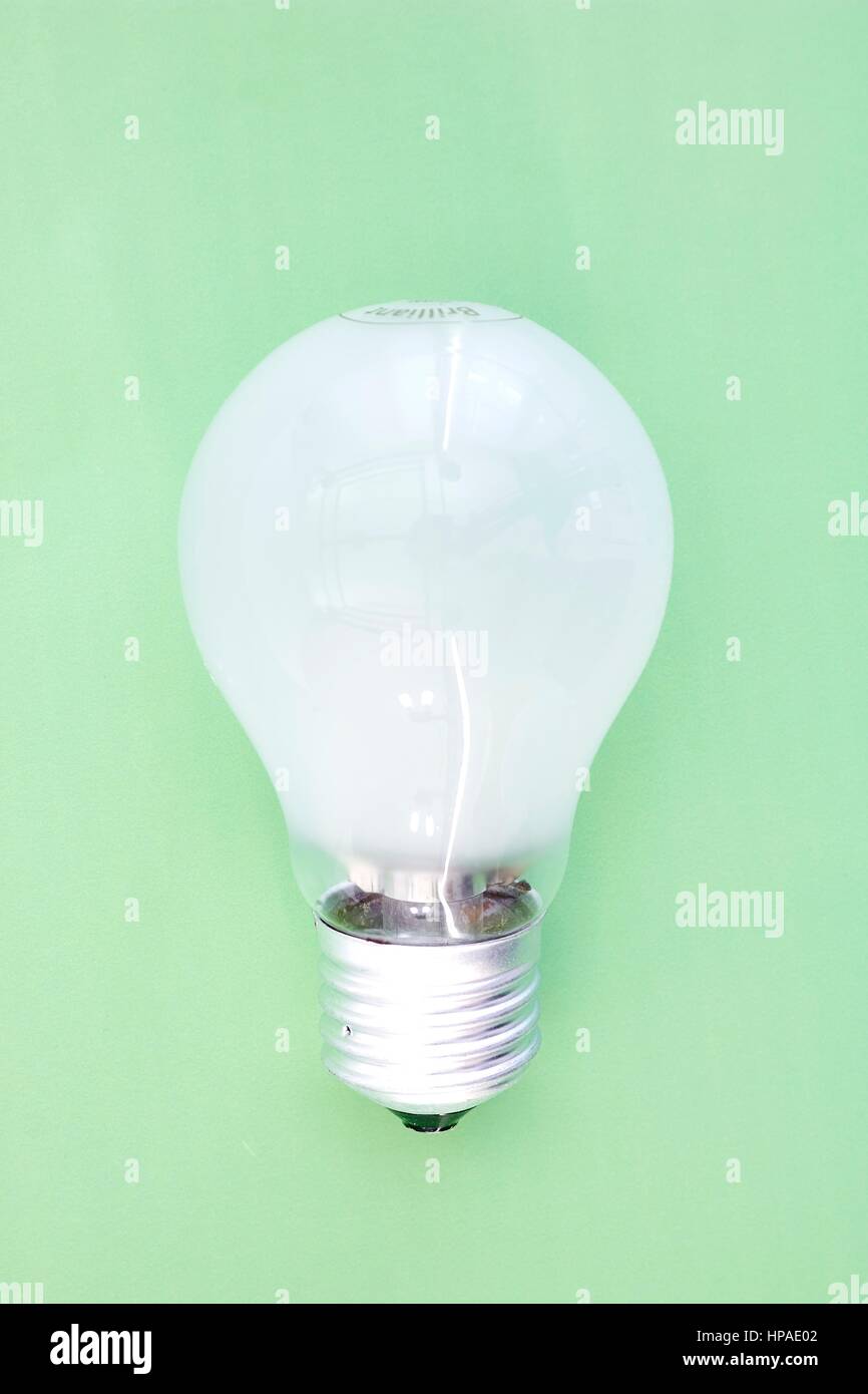 A studio photo of a screw in light bulb Stock Photo Alamy