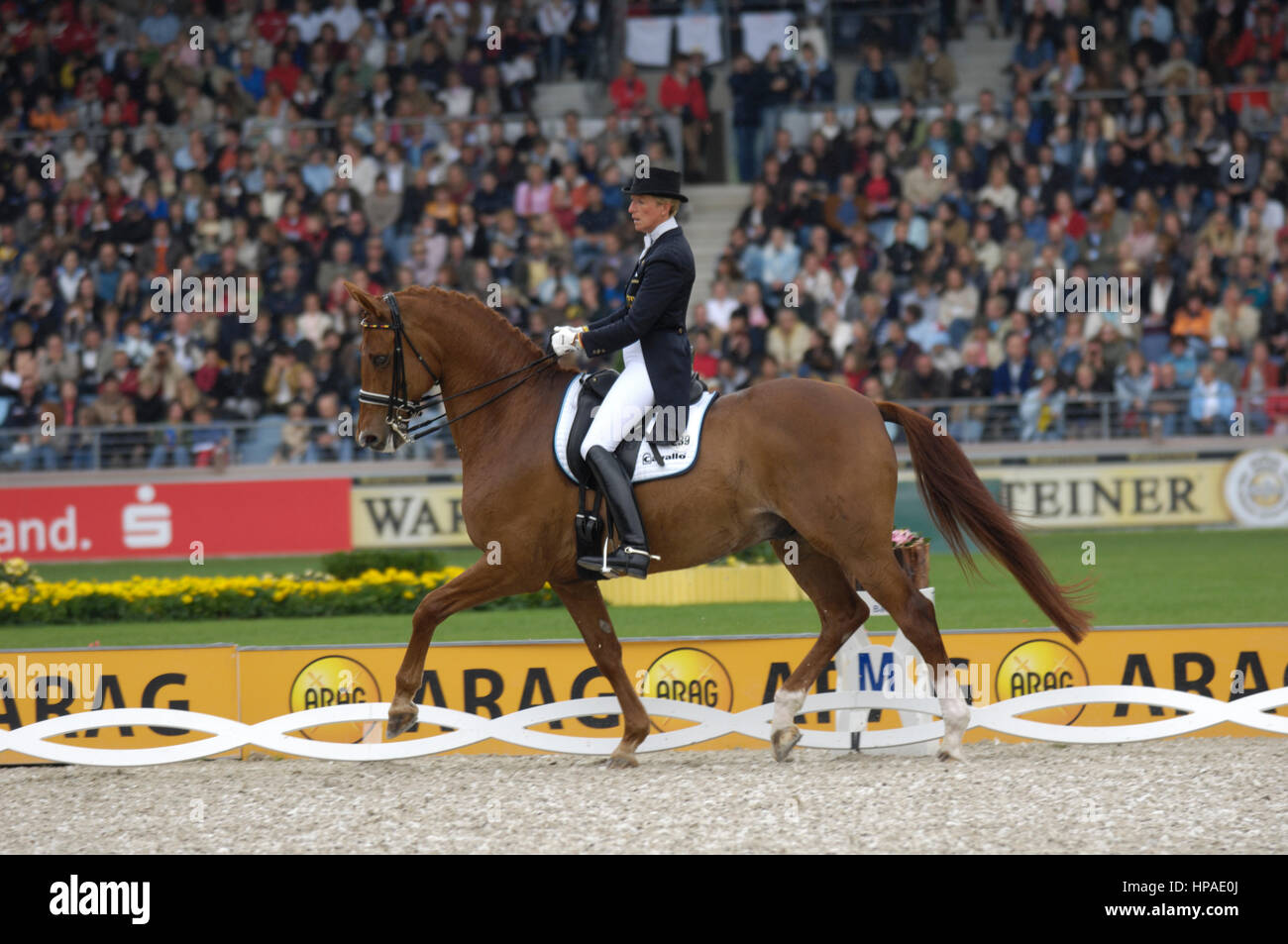 Heike Kemmer (GER) riding Bonaparte World Equestrian Games, Aachen