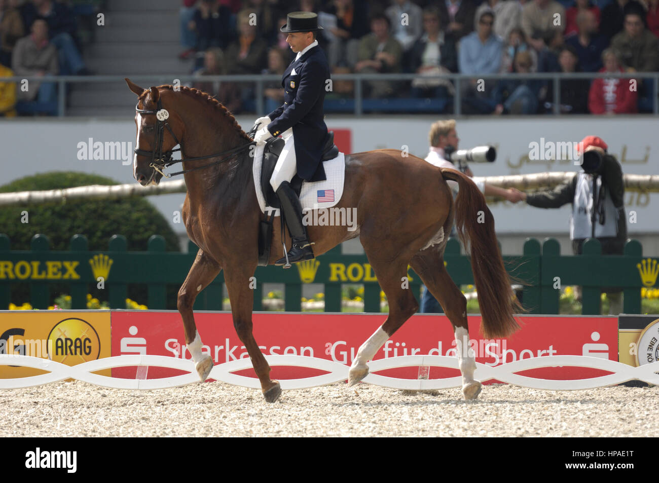 Steffen Peters (USA) riding Floriano World Equestrian Games, Aachen