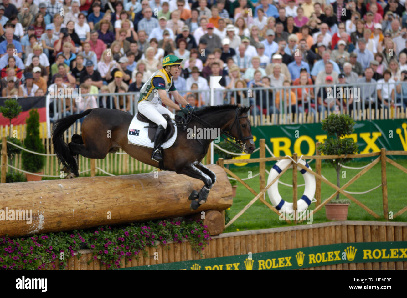 Andrew Hoy (AUS) riding Master Monarch World Equestrian Games, Aachen